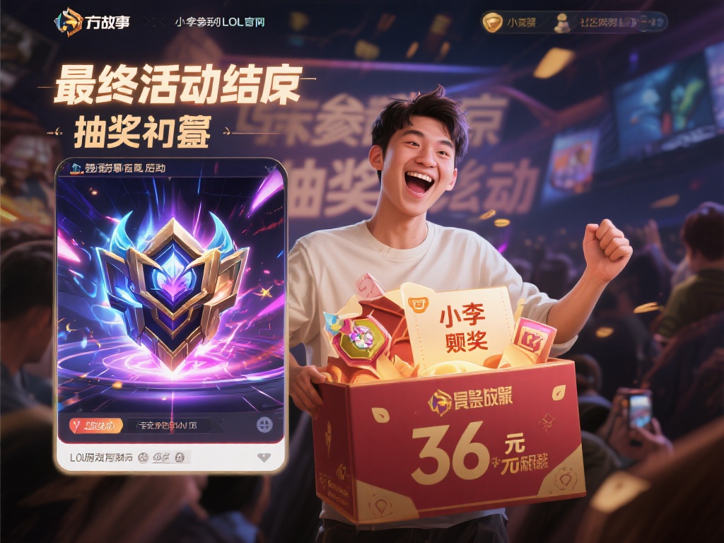 最终，在活动结束的抽奖环节中，小李幸运地